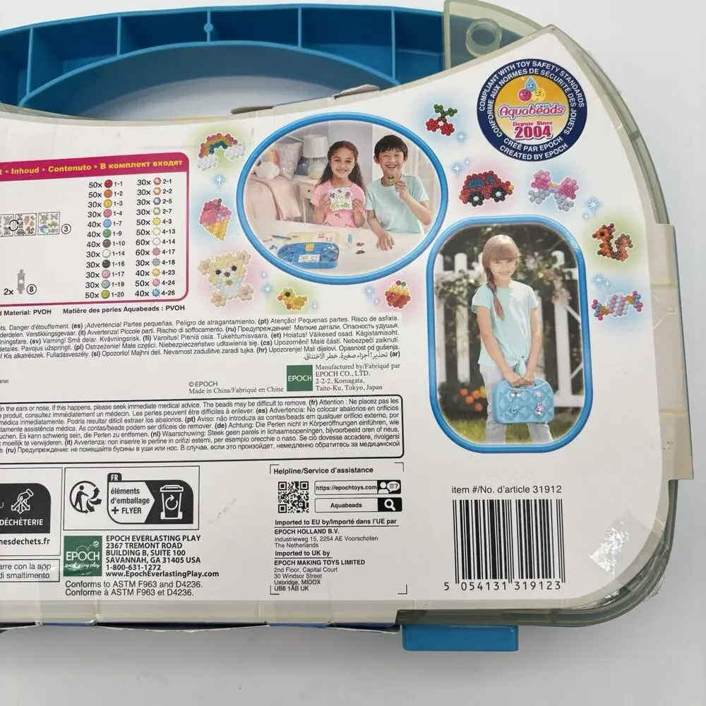 NEW Aquabeads Beginners Carry Case Craft Set Star Beads 900 Beads. Sealed. - Picture 10 of 12